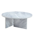 Modern Round MDF Coffee Table for Living Room and Home Decor