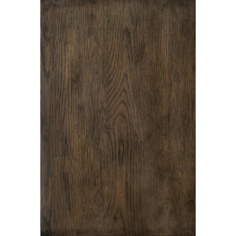 Nightstand with 3 Drawers Brown Oak Finish Bedroom Storage