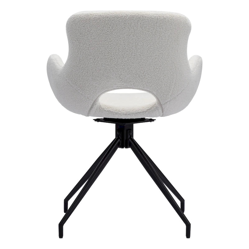 Swivel Accent Dining Chairs with 180 Degree Rotation Set of 2
