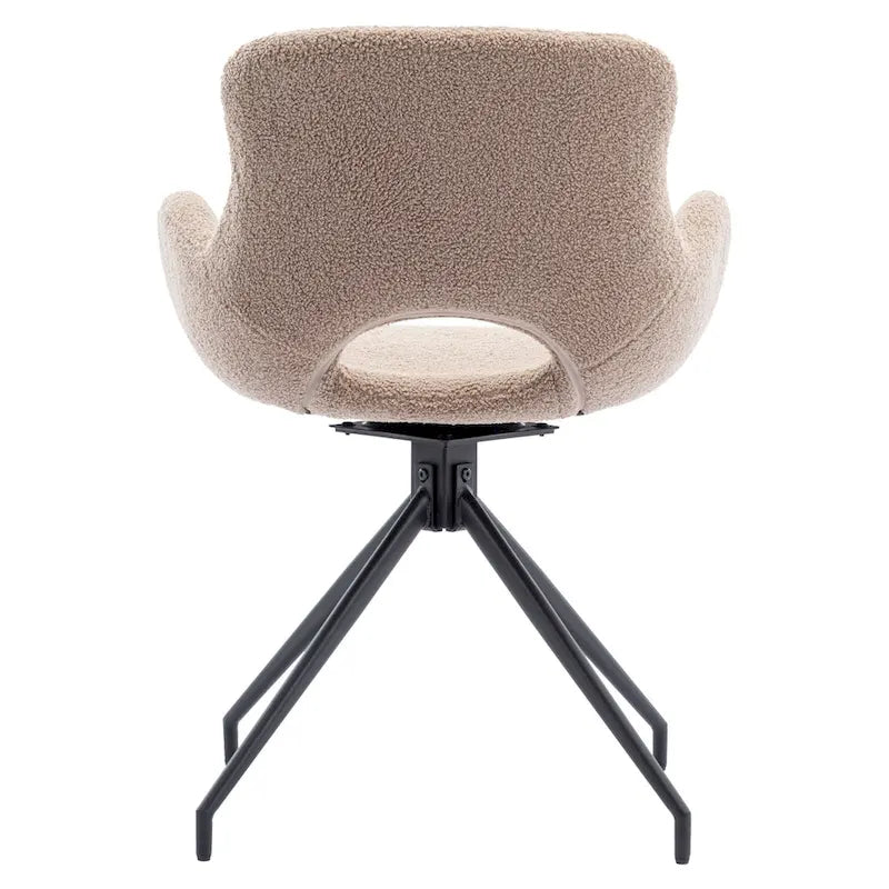Swivel Accent Dining Chairs with 180 Degree Rotation Set of 2