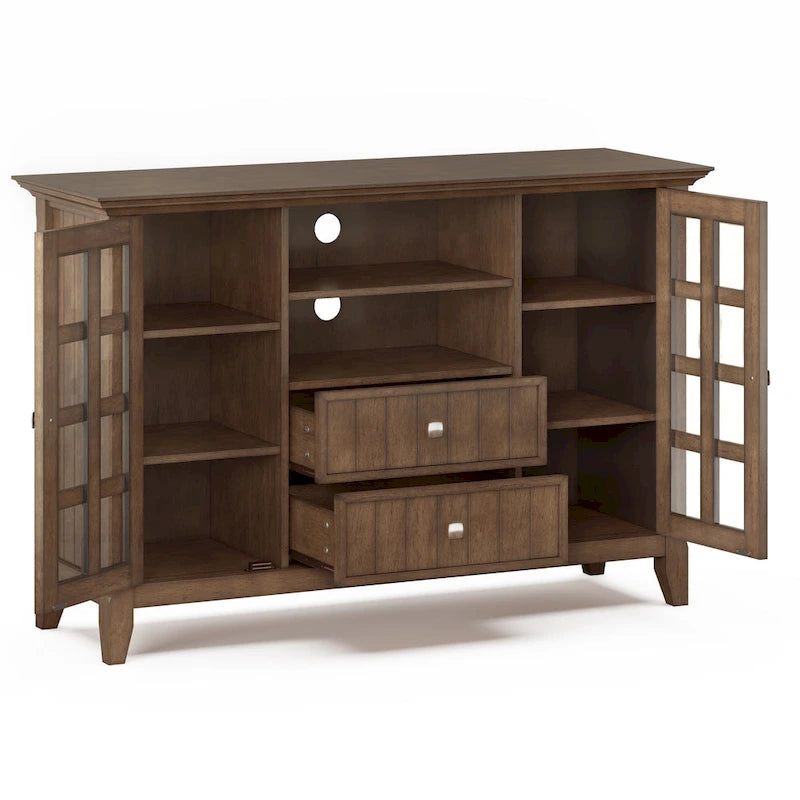 Solid Wood 53 inch Wide TV Media Stand For TVs up to 60 inches