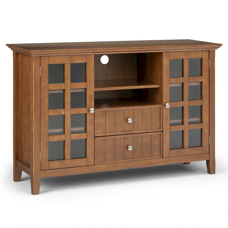 Solid Wood 53 inch Wide TV Media Stand For TVs up to 60 inches