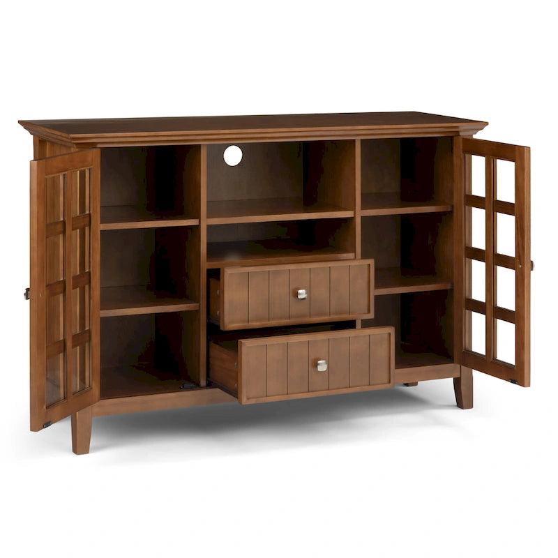 Solid Wood 53 inch Wide TV Media Stand For TVs up to 60 inches
