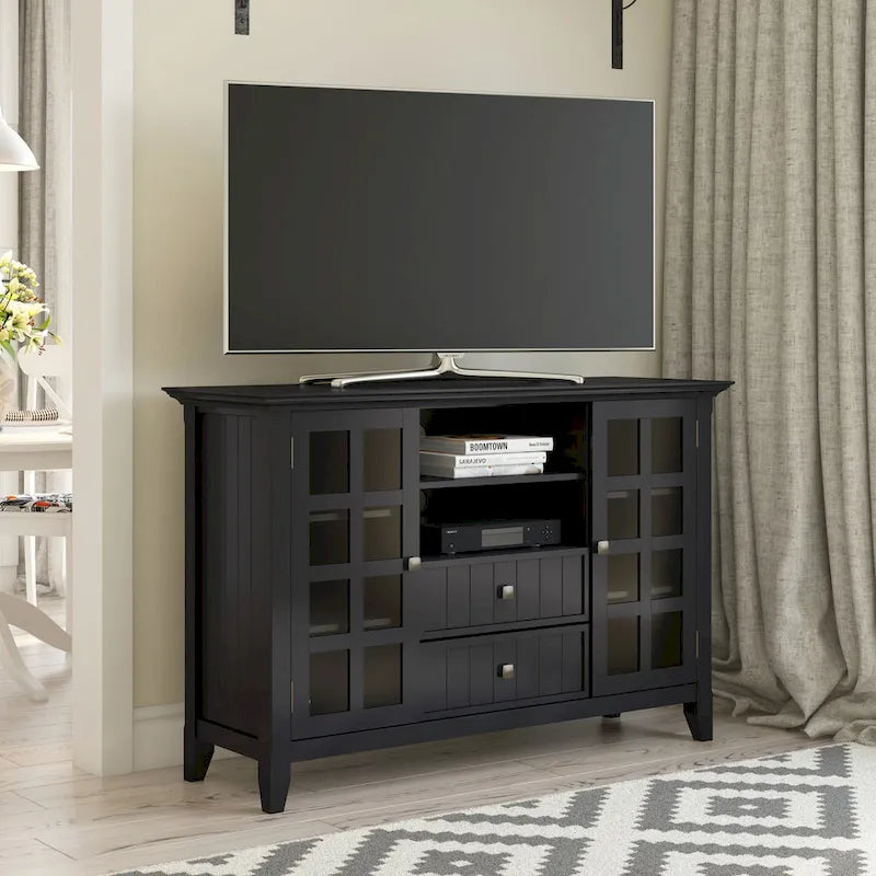 Solid Wood 53 inch Wide TV Media Stand For TVs up to 60 inches