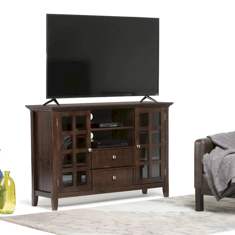 Solid Wood 53 inch Wide TV Media Stand For TVs up to 60 inches