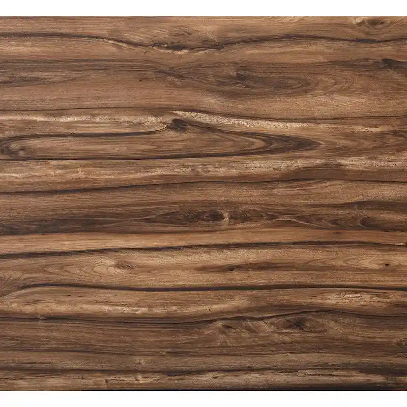 Mid-Century Walnut Finish Dining Table Seats Up to Six