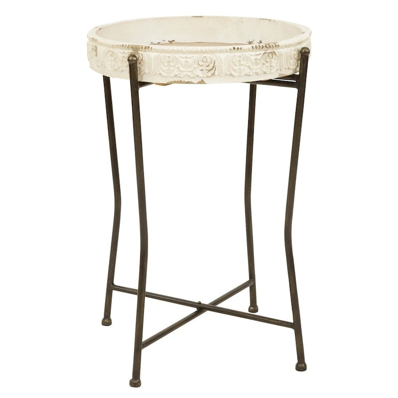 Farmhouse Accent Table - 23.5H x 15.5W x 15.5D