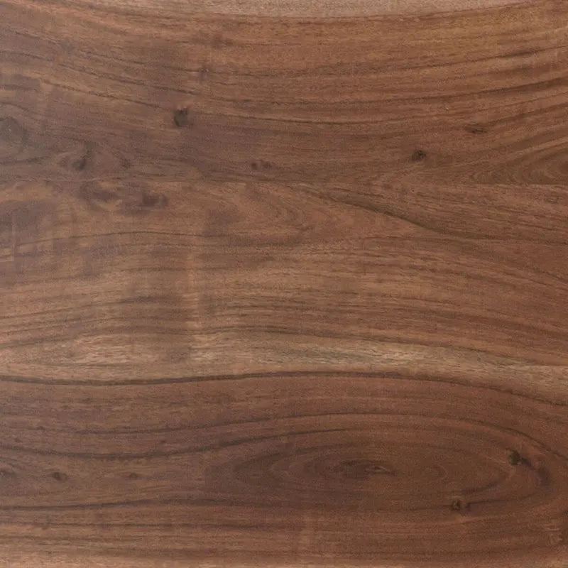 71" Wide Dining Table in Brown Mango Wood Mid-Century Style